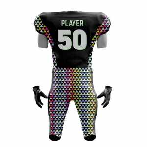 Custom <b>Sky</b> Blue White & Multicolor American Football Uniform 2026 Jersey 2025 Full Sublimation Team Kit Professional Apparel - Product Image 6
