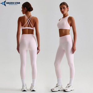 Scrunch Butt Yoga Set Women Seamless Workout Set High Waist Gym Leggings Sports Bra - Product Image 3