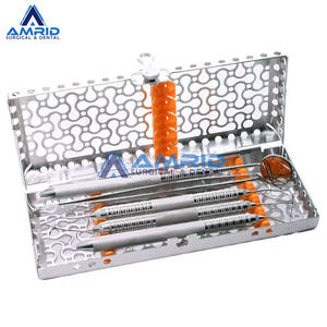 Casete de Esterilización Ortodóntica con Sondas de Diagnóstico, Espejo y Pinzas, Set de Instrumentos Dentales de amrid surgical - Product Image 3