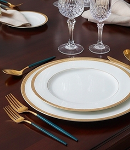 Juego de cubiertos de acero inoxidable Chapado en Color dorado con Mango Verde de 5 tenedores, cuchara, cuchillo, apto para lavavajillas, juego de cubiertos para café, uso doméstico - Product Image 5