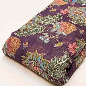 Tela estampada de viscosa crepé premium de la India para vestidos, kurtis y trajes de moda, exportación. - Product Image 6