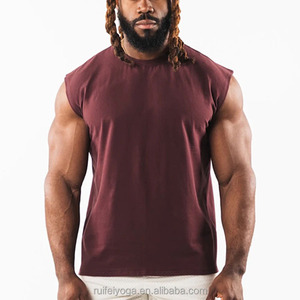 Nuevas Camisetas de Tirantes de Algodón para Hombre, Diseño de Logotipo Personalizado de Alta Calidad, Camisetas de Tirantes Extra Grandes para Fisicoculturismo, Camisetas de Gimnasio para Hombre - Product Image 4