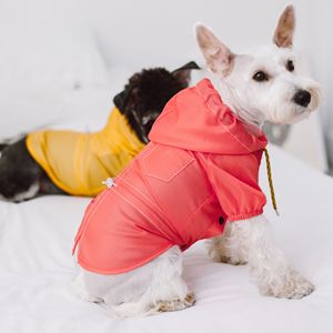 Manteau de pluie imperméable pour chien de créateur avec fentes d'aération, vêtements pour animaux de compagnie - Product Image 4