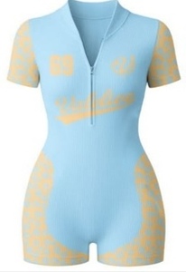 Ensemble de vêtements de sport 3 pièces pour femmes - Vêtements de sport respirants et à séchage rapide en polyester/coton toile pour l'été - Product Image 4