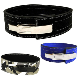 Cinturones de Levantamiento de Pesas de Cuero Vacuno de 10 mm Personalizados de SAAR INDUSTRIES, Cinturón de Powerlifting Transpirable con Hebilla - Product Image 1
