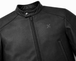 Veste de moto en cuir Minimal Café |   Noir Marine Ivoire |   Fabricant OEM ODM |   Qualité de conception haut de gamme |   Vêtements de course - Product Image 4