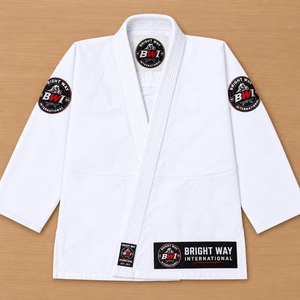 ชุดกิโมโน BJJ สำหรับผู้ใหญ่แบบยูนิเซ็กซ์ สั่งทำโลโก้ได้ (โพลีเอสเตอร์/ผ้าฝ้าย แห้งเร็ว ทรงหลวม) 2027 - Product Image 1