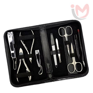 Ensemble de manucure et pédicure professionnel de luxe en acier inoxydable, 14 pièces, durable, avec sac, pour hommes, femmes, adolescents et enfants - Product Image 4