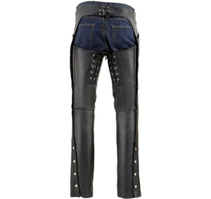 Samroz Sports Premium <b>Leather</b> Customizable All Seasons Motorcycle Riding <b>Chaps</b> for Women Bikers - Product Image 5