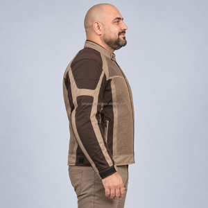 Chaqueta de malla para motociclistas para todas las estaciones con capa térmica extraíble, paneles ventilados, correas ajustables y versátil para la conducción de motocicletas - Product Image 3