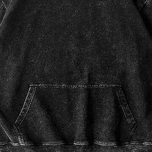 Sudadera con capucha de alta calidad con efecto acid wash, personalizada, de forro polar de alta calidad, estilo urbano premium, sudadera con capucha personalizada de alta calidad. - Product Image 5