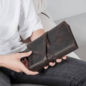 Funda de Cuero Genuino Hecha a Mano de Lujo con Logotipo Personalizado, Fabricante de Fundas para Libros, Funda para Diario Recargable, LBC-0016 - Product Image 4