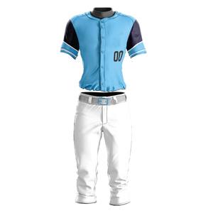 Uniformes de baseball pour hommes fabriqués en usine, vente en gros, impression personnalisée, chemises de baseball pour hommes, maillots de baseball personnalisés - Product Image 3