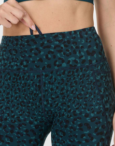 Leggings de sport pour femmes de qualité supérieure, sur mesure, taille haute, imprimé léopard, longueur intégrale, extensibles, tricotés, pour toutes les saisons - Product Image 5