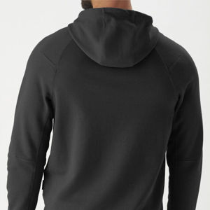 Custom Latest Design Men's Fleece Pullover <b>Hoodie</b> Embroidered Long Sleeve Pocket Quick Dry Breathable 100% Cotton Winter Street - Product Image 4