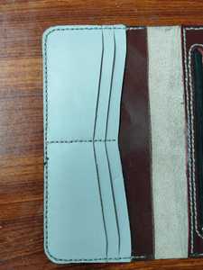 anwar enterprises Handcrafted Leather Wallet Personalized <b>Slim</b> <b>Holder</b> With Custom Engraving Bifold Cover for Men or Women - Product Image 4
