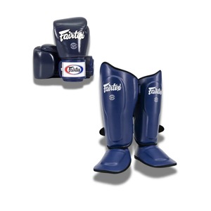 ชุดฝึกซ้อมมวย Fairtex Universal รุ่นใหม่ ถุงมือหนังแท้และสนับแข้ง ชุดอุปกรณ์มวยสำหรับการแข่งขันแบบกำหนดเอง - Product Image 1