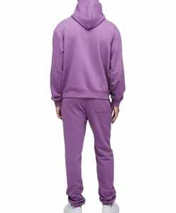 Survêtements de sport pour hommes de haute qualité avec logo personnalisé, ensemble deux pièces, vêtements décontractés d'hiver, manches longues, survêtement à capuche pour hommes - Product Image 4