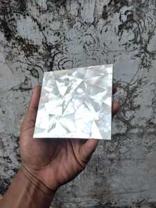 Artisan Made Mother Pearl Square Classic Customizable Drink Coaster Polished Shell Surface Eco Friendly Elegant <b>Table</b> <b>Protection</b> - Product Image 5