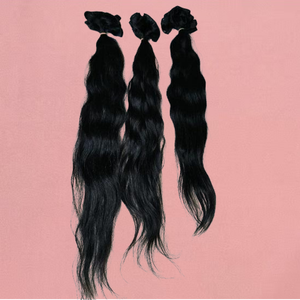 Cheveux humains vierges indiens non traités, ondulés, 100 % naturels, qualité Single Drawn, en vrac, pour tissage – Fabricant et fournisseur OEM - Product Image 4