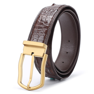 Ceintures en cuir de vache véritable pour hommes de haute qualité avec boucle en acier, imperméables et respirantes, couleurs et logos personnalisables - Product Image 2