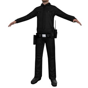 Conjunto de Uniforme de Seguridad Resistente con Diseño Funcional para Servicios de Guardia y Operaciones de Seguridad - Product Image 1