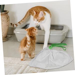 Bolsas Filtrantes para Arena de Gatos, Bolsas de Basura Desechables, Bolsas para Recoger Excrementos de Perros, Suministros de Limpieza para Mascotas, Bolsa de Basura para Interiores, Tamiz para Arena de Gatos - Product Image 5