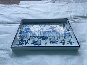 Vente en gros HUONG DANG Plateau de service rectangulaire laqué moderne de qualité commerciale de luxe de Hanoi pour hôtels restaurants - Product Image 3