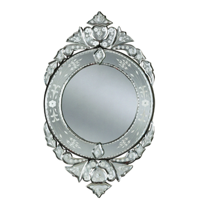 Luxury Vintage Venetian Baroque Wall Mirror Decorative Glass Mirror with Ornate Frame for Bedroom Hotel Interior Decor - Product Image 1