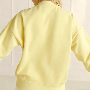 Sudadera Oversize de Cuello Redondo para Mujer, Manga Larga, Estilo Casual Holgado, Forro Polar Suave, Mezcla de Algodón, Cómoda para Invierno y Otoño - Product Image 5