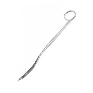 Palanca ósea Surzon Lanes de 9 pulgadas, curvada, dentada, de acero inoxidable, ortopédica, con mango de anillo, para cirugía. - Product Image 6