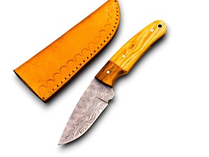 Couteau à Découper en Acier Damas de Haute Qualité, Tranchant comme un Rasoir, Couteau de Chasse, Vente en Gros Directe d'Usine, OEM ODM Personnalisable - Product Image 1