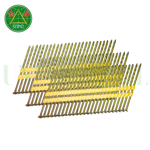Clous en bande plastique haute résistance testés sur chantier, en acier, à tige lisse/visée, à tête quadrillée/lisse, unité de mesure - Product Image 4
