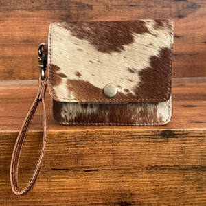 Vente chaude en cuir de vachette bracelet porte-monnaie pour femmes petit sac à main en cuir véritable multi-fonction carte sac dames porte-monnaie - Product Image 3