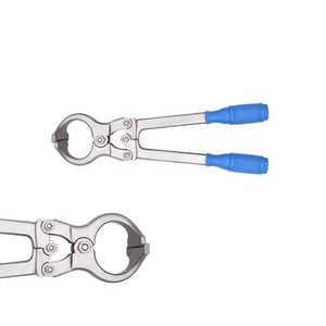 Pinza de Castración sin Sangre de Primera Calidad, Instrumento Veterinario Manual de Acero Inoxidable, Herramienta Reutilizable para Uso en Granjas Ganaderas - Product Image 3