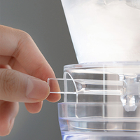 Cafetière à Filtre Moderne en Verre Borosilicate 600ml avec Couvercle en Acier Inoxydable et Vitesse de Gouttement Réglable, en PP de Qualité Alimentaire, pour Infusion Froide/Goutte à Goutte