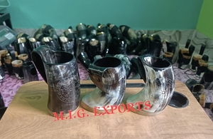Auténtica Jarra Vikinga Hecha a Mano, Imitación de Cuerno de Vaca, Estilo Antiguo, Ecológica, Nueva, Vintage, Medieval, para Cerveza/Ale/Mead, para el Hogar - Product Image 4