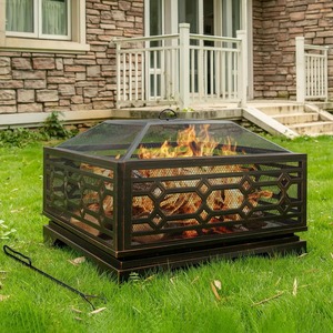 Minimalist Metal <b>Fire</b> <b>Pit</b> Bowl for Stylish Outdoor Gatherings - Product Image 4
