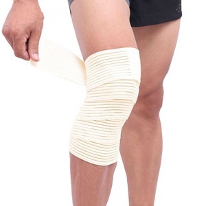 Genouillère tricotée respirante à compression, manchon de soutien et de protection toutes saisons, fermeture à enfiler - Product Image 3