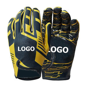 Gants de football en cuir avec grip en silicone pour sports d'hiver, conception personnalisée pour marques sportives, marque privée, vente en gros - Product Image 1