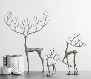 Premium Handmade Metal Reindeer Table Centerpiece Festive <b>Christmas</b> Dining Decoration Luxury Holiday Table Ornament - Product Image 5