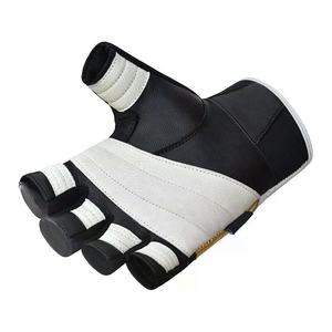 Gants de gymnastique respirants en cuir pour hommes et femmes pour les entraînements d'haltérophilie et de fitness Logo personnalisé inclus - Product Image 5