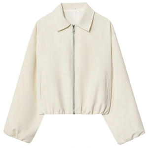 เสื้อแจ็คเก็ตบอมเบอร์ลำลองสำหรับผู้หญิง ลายปักลายพราง ผ้าเมมโมรี่ กันน้ำ กันลม ซิปสั่งทำได้ สำหรับงานแบรนด์ดิ้ง - Product Image 1