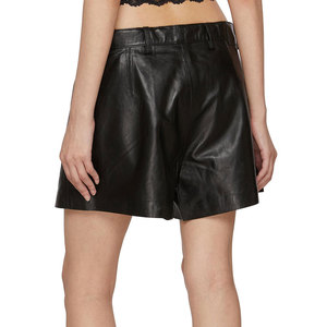 VORNEX INDUSTRY Fully Customized Adjustable Size <b>Women</b> Leather <b>Shorts</b> Wholesale Price Skinny Fit <b>Elastic</b> <b>Waist</b> Quick Dry - Product Image 2