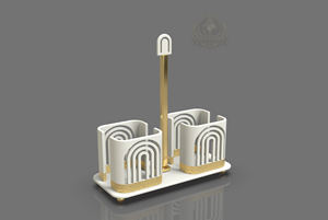 Portarrollos de Papel Higiénico de Lujo, Moderno, de Acero Inoxidable, No Plegable, Personalizable, Tipo Soporte, para Baño, Exportación India - Product Image 2