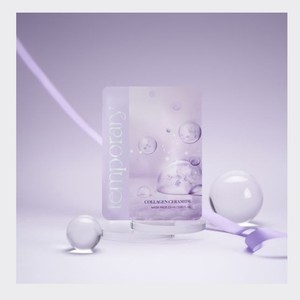 Mascarilla facial coreana K-Beauty con colágeno temporal y ceramida, paquete de 10 piezas, hecha en Corea. - Product Image 2