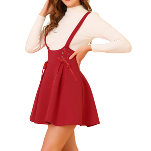 Falda Midi Informal de Verano para Mujer, Estilo Costero, Cruzada, de Cintura Alta, Ligera, Transpirable, con Nudo y Volantes, Venta al por Mayor - Product Image 3