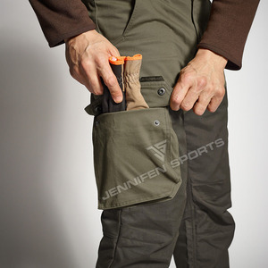 Nouveau pantalon cargo tactique pour homme, extérieur, 100% coton, toile bicolore, tissu élastique, randonnée, chasse, pantalon décontracté multi-poches - Product Image 3