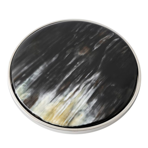 Natural Classic Eco-Friendly Buffalo Horn Drink Coaster Set for Home or Office <b>Desk</b> and Coffee Table by Whimsy Art Craft - Product Image 6