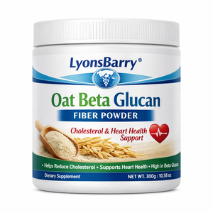 Poudre de fibres de bêta-glucane d'avoine, complément alimentaire pour la santé cardiaque et le cholestérol, fournisseur OEM pour l'exportation - Product Image 2